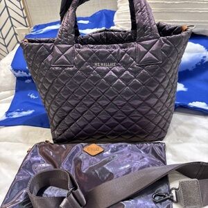 MZ Wallace Gemstone Quilted Crossbody Metro Tote